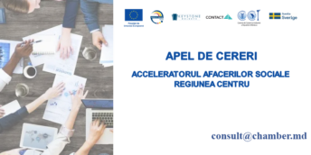 APELUL DE CERERI  PENTRU PARTICIPARE ÎN CADRUL  ACCELERATORULUI AFACERILOR SOCIALE, REGIUNEA CENTRU